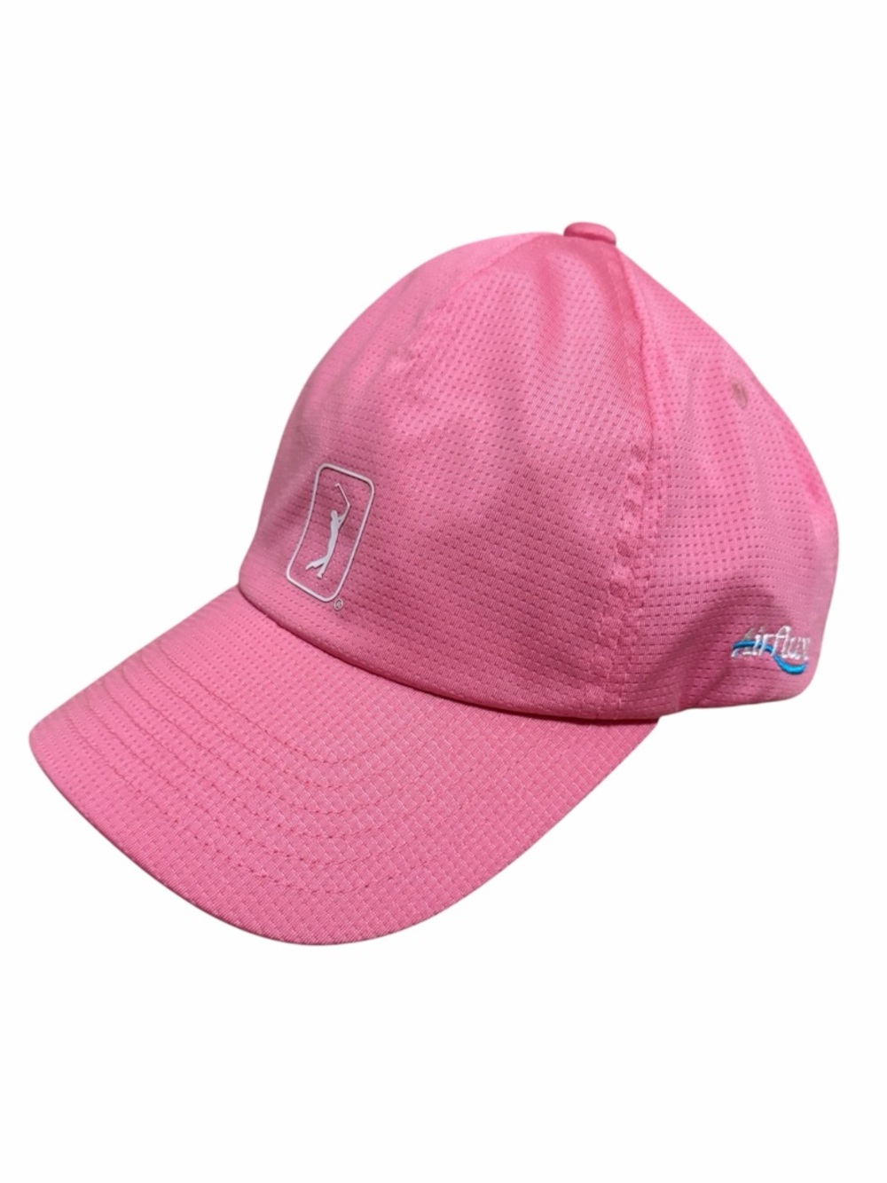 PGA TOUR Pink Airflux Mesh Adjustable Golf Cap